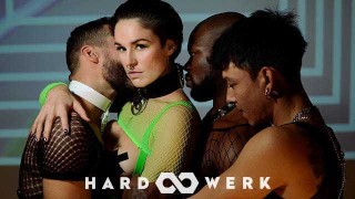 3 Different Angles of GANGBANG BLISS – Slimthick Brunette Feeds Her Wet Pussy With Multipe Cocks