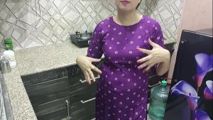 bhahbi flirts enjoying devar and with toy and fucked hard in closeup in Hindi audio