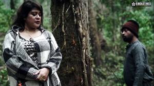 Big busty woman gets fucked hard while dancing with local guide on the pretext of showing the way