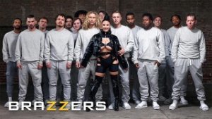 Brazzers – Angela White Talks Real Dirty And Sucks Dicks Before Getting A Massive Bukkake