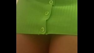 Casada se trocando no provador se exibindo para o Corninho