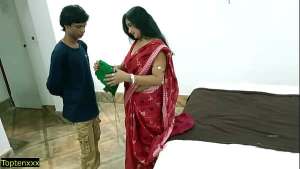 Desi beautiful bhabhi sudden sex with neighbor boy! Bhabhi sex