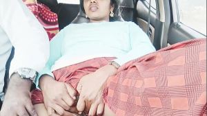 Desi car sex Telugu dirty talks.