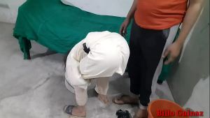 Desi Maid with owner alone at home, hindi dirty talk and fucking