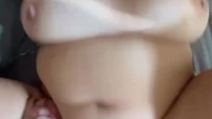 Dirty Talking Slut With Panties Stuffed In Her Mouth Gives Cuck Hubby Her Used Pussy