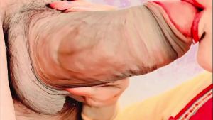 बाबा ने कहा भांजे का लंड चूसने से पुण्य मिलता है तो मामी ने मेरा लंड चूसा