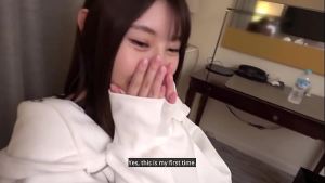 [English Dubbing] Rei is slender, fair-skinned, with moderate breasts and super-clean nipples. She is quiet, obedient and gentle. Today is the first time for the two of them to try out a frame shoot, so they are very enthusiastic.