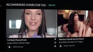 Hot Brunettes Have Passionate Couch Sex