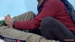 I had an amazing time tonight with my Indian Bhabhi masturbating me nice handjob and jerking me off