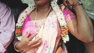 Indian sexy saree bhabi car romance Telugu dirty talks.