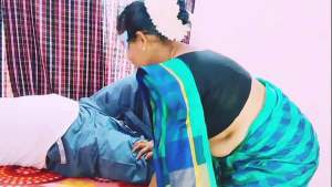 Indian threesom blowjob. Aunty, wife and husband. Telugu dirty talks.