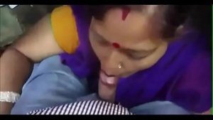 Indian wife sucks cock