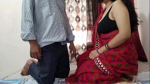 Jeth Ji secretly fucked Bahu who was in doggy position on bed (Hindi dirty talk)