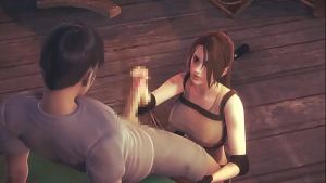 Lara tomb raider cosplay hentai in erotic xxx manga