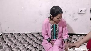 Passionate Desi Indian couple home sex creampie