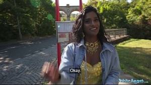 Public Agent – Indian Student got my cumshot down her sweet Desi titties