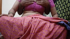 South Indian Couple saree mast chudai with voice