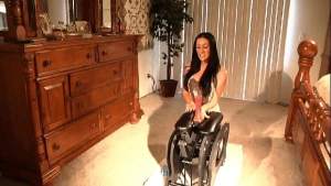 Starri Knight Rides the Pleasure Rocker, Spinner takes BIG cock