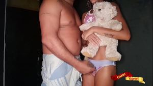 Stepdaughter having anal sex with hot stepfather