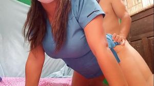 THE NEW JOB MY STEPMOM GOT HAS TURNED HER INTO A VERY HOT SLUT!! NURSE STEPMOTHER TOUCHES DIRTY AT WORK AND COMES HOME TO FUCK ME WITH A LOT OF LIBIDO. FREE REAL SEX