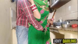 xxx horny bhabhi cheating on her husband with her devar, she fucked by her devar during making breakfast