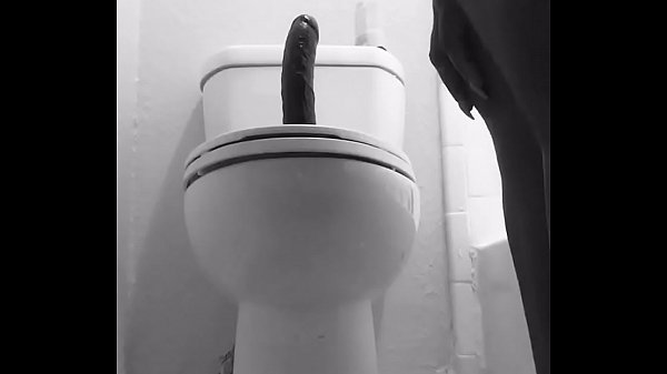 Aunty Hannah riding her black dildo