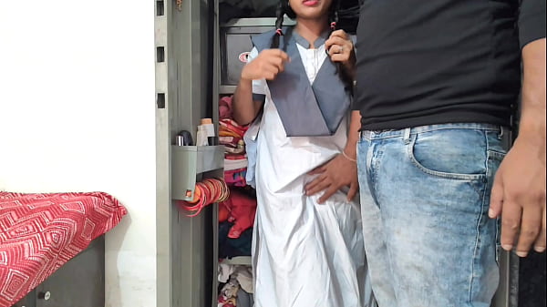 Indian teen girl fucking very hard by friend with hindi audio