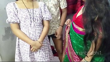 Indian Threesome Sex.