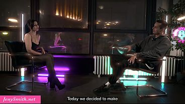 Jeny Smith and Nashidni in a video speaking about sex, pranks, and threesomes