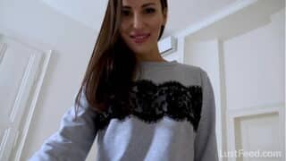 Lilu Moon is a perfect MILF with a super hot body. She gives me a blowjob and fucks with so much passion in this POV sex-tape