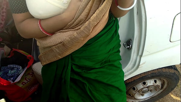 Stepmom shares Car with Stranger on highway, Desi milf Outdoor XXXX Sex with Big Dick Boy