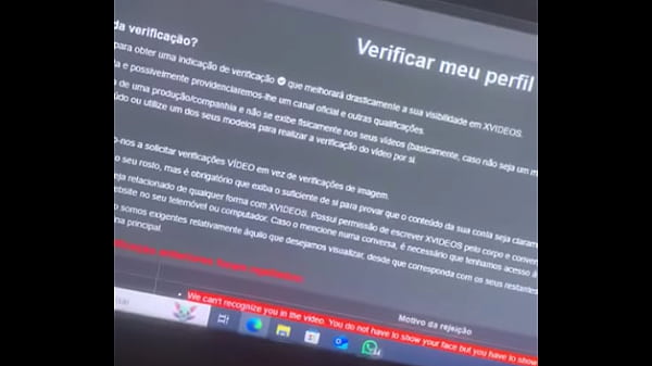 Vídeo de verificação