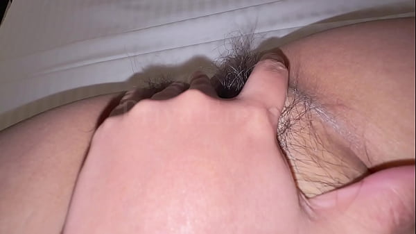 Your Busty Indian Aunty rubbing Her Clit and Hairy Pussy