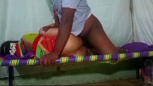 Desi saree aunty doggy style at homemade