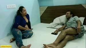 Indian wife shared with Boss! Amateur sex with clear Hindi audio