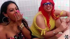 Maxine X and Latina Crush are hungry for cock… watch them stroking that hard cock like the dirty sluts they are. You sure cum hard as fuck! Full Videos & More @MaxineX.com