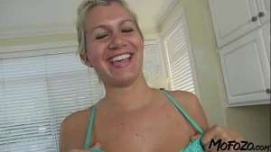 MOFOZO.com – Blonde Amateur Gets A Load Of Cum On Her Face