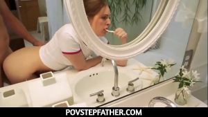 Teen Stepdaughter Brushing Teeth Fuck POV – xvideos xxx porn xnx porno freeporn xvideo xxxvideos tits