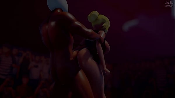 Glynda Goodwitch has sex in front of a crowd while at the club, vide created by jicjic with the sexy vocal skills of Aife94