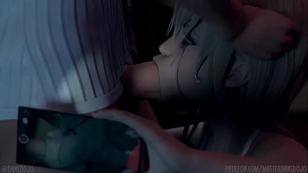 Master Dan Presents: Cute Blonde Gives The Roughest Sloppiest Animated Blowjob Ever – Kingdom Hearts