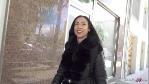 GERMAN SCOUT – Big Tits Fit Brown Girl talk to Casting Sex at Model Job in Berlin