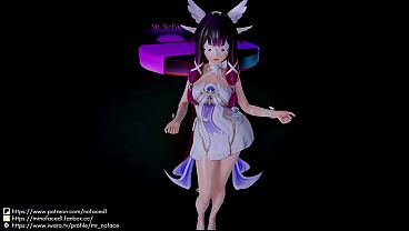 Mmd – Lumine x Columbina Sex