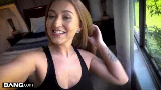 Bang Surprise – Bubble Butt Babe Callie Black DP’d In Her First Gangbang