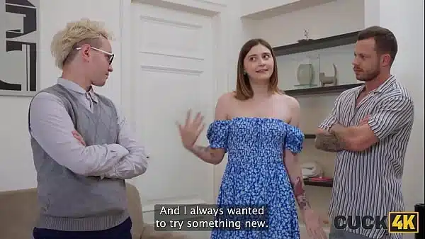 CUCK4K. Whore doesn’t mind to suck a huge dick. Hot sex with Funky Town