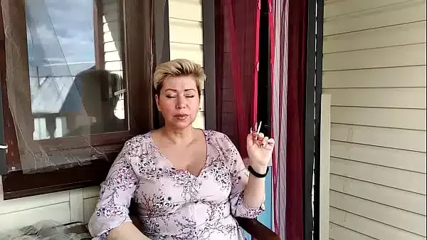 Hot sex with blonde busty lustful mother ))
