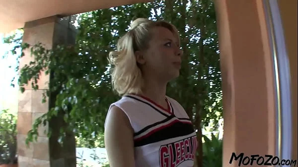 MOFOZO.com – Blonde Cheerleader With Big Tits Enjoys The Doggystyle Position